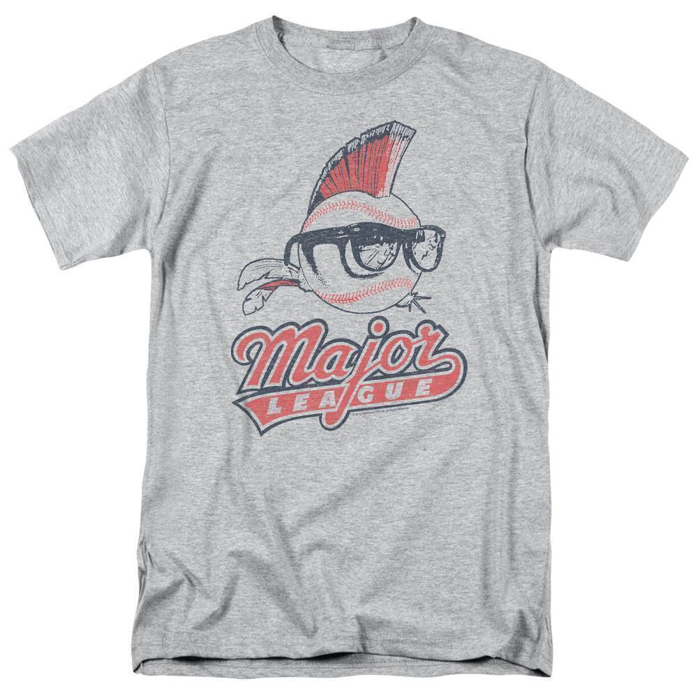 Major League Logo Adult 181 T Shirt Athletic Heather